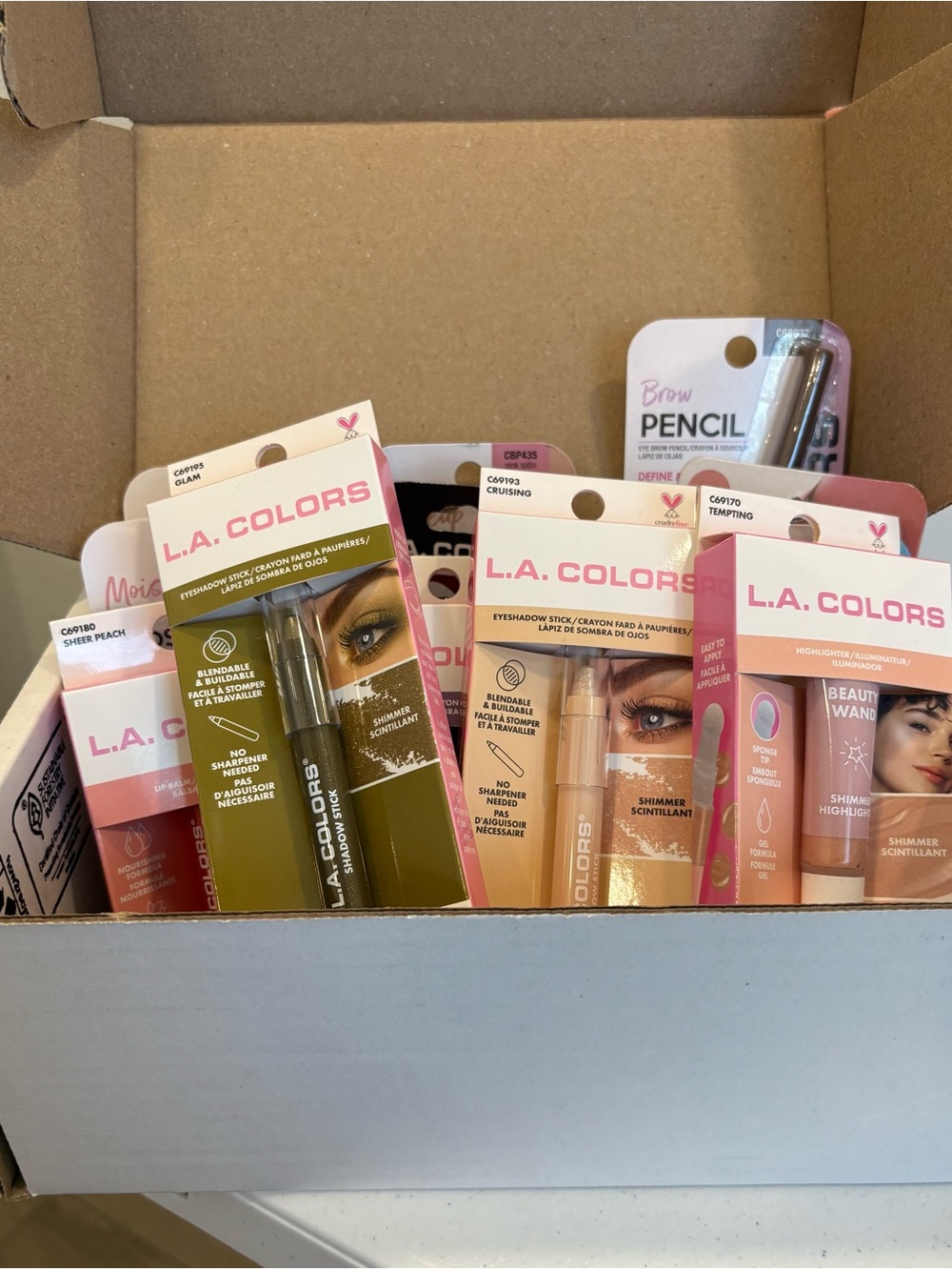 L.A. Colors Makeup Lot of 12 Pieces New